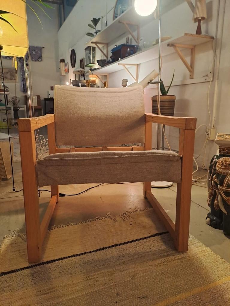 Vintage IKEA Karin Mobring Safari Stoel Diana Jaren 70, Ophalen