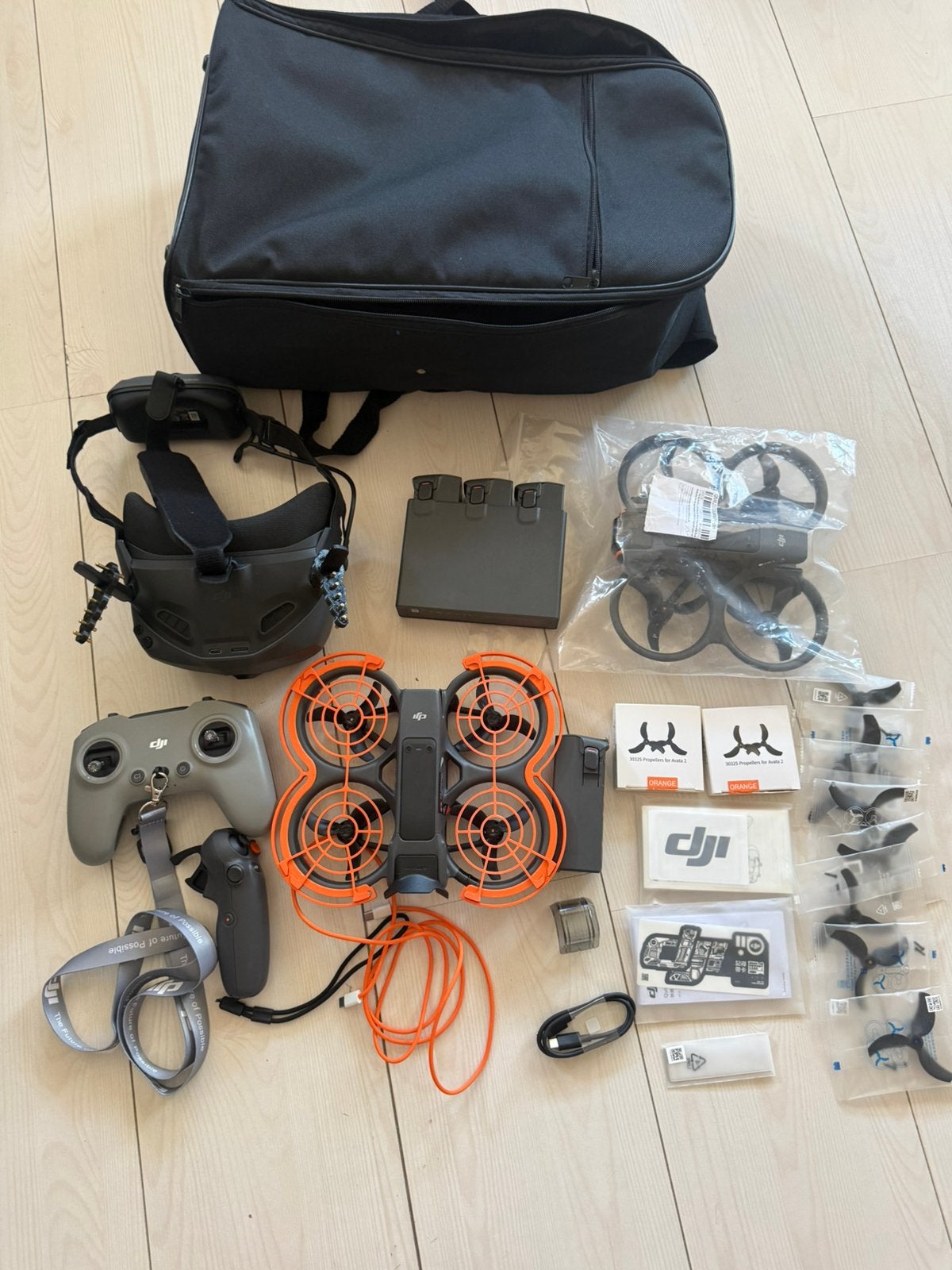 2x Dji avata 2 fly more combo (extra drone & 4 batt), Zo goed als nieuw, DJI, Professionele drone, Meer dan 10 kilometer