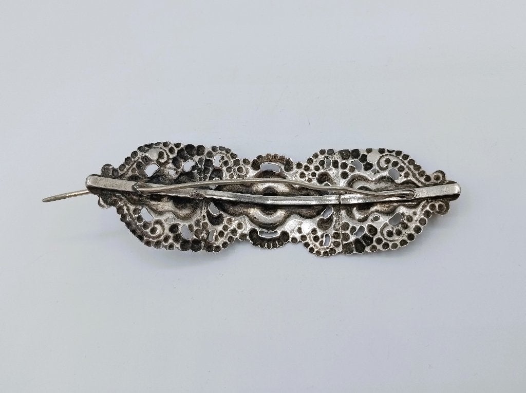 Zilveren haarspeld, A.J. Nobel, Schoonhoven, 1884, Verzenden, Zilver, Overige typen
