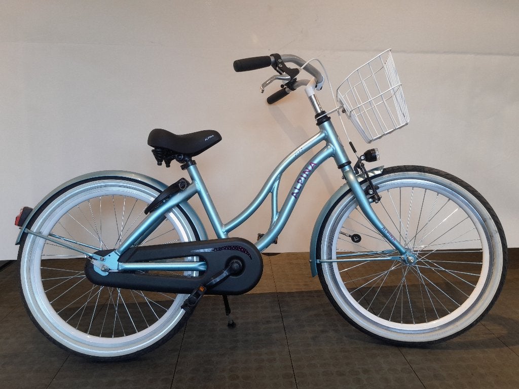 22 inch Alpina Ocean met terugtraprem en een mandje., Ophalen, Terugtraprem, 22 inch, Alpina