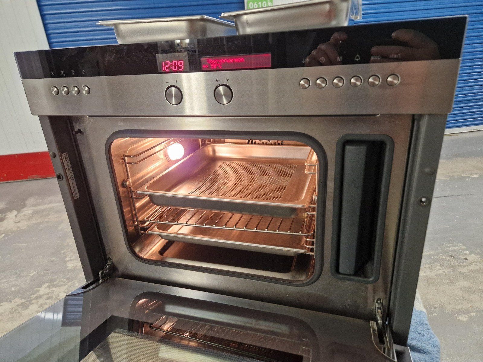 SIEMENS Zeer Nette 60x45 Stoom Oven Compleet !! 145 EURO !!, Ophalen, Minder dan 45 cm, 60 cm of meer, Siemens