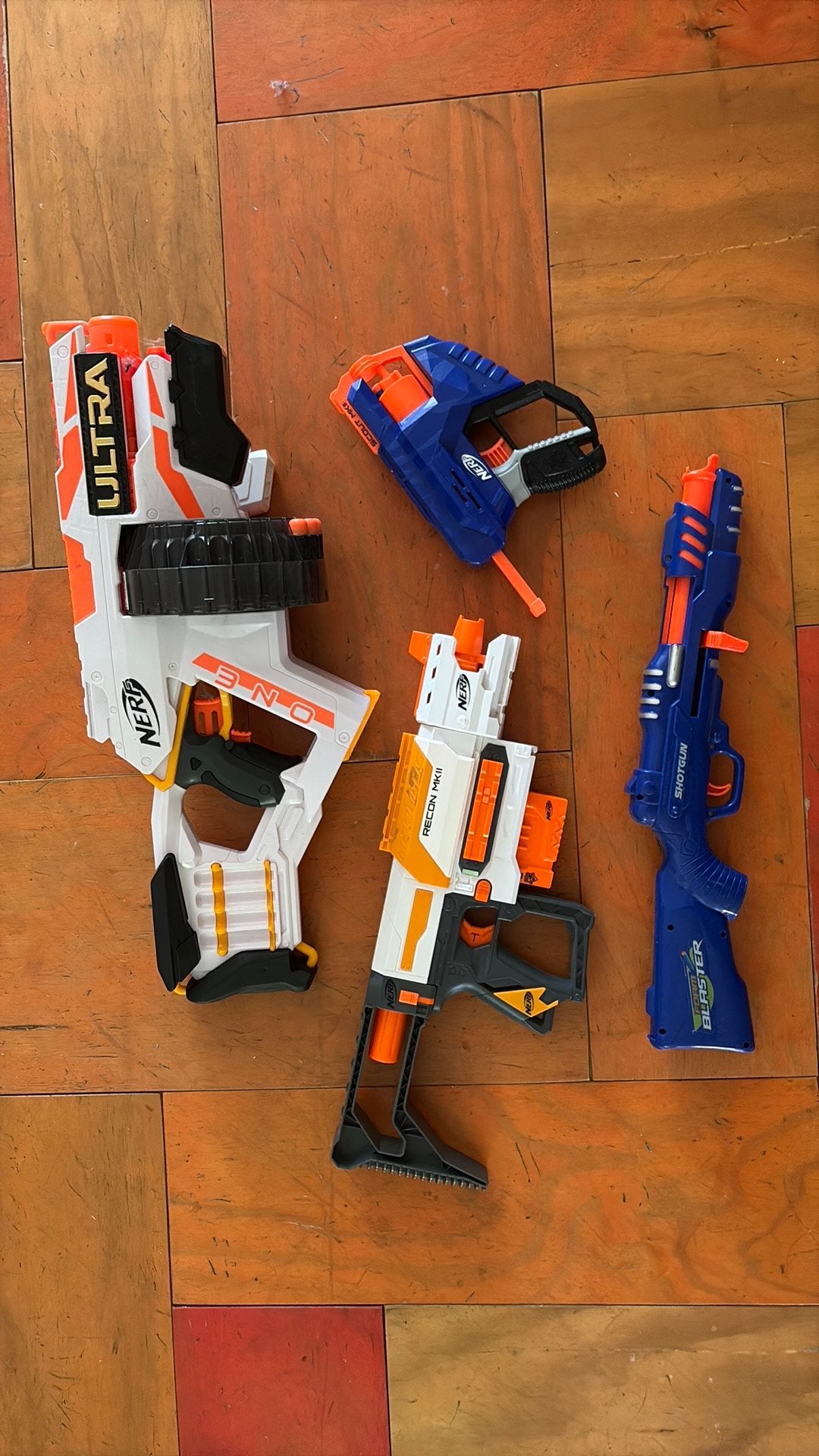 Nerf guns!, Ophalen, Zo goed als nieuw