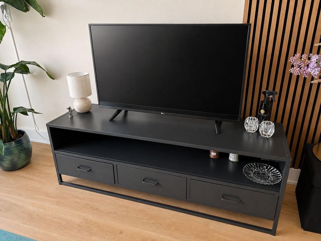 Leenbakker TV-meubel met lades, goede staat, Gebruikt, 100 tot 150 cm, Minder dan 100 cm, 25 tot 50 cm