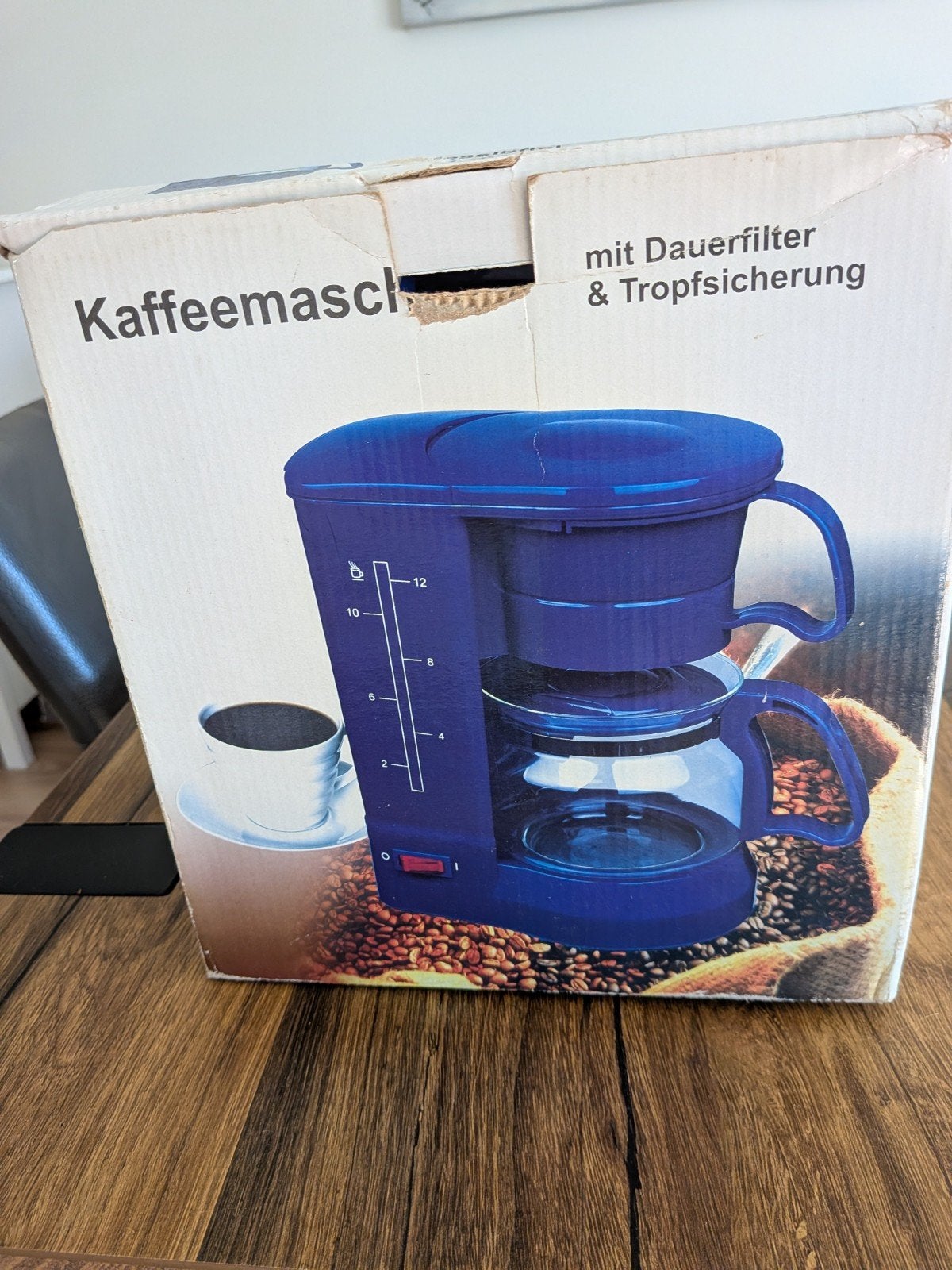 Nieuw Koffiezetapparaat - Ongebruikt in originele doos, Afneembaar waterreservoir, 10 kopjes of meer, Gemalen koffie, Ophalen of Verzenden