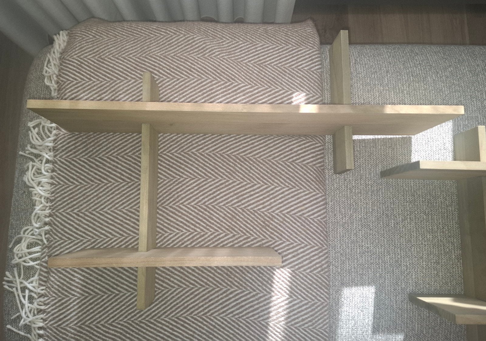 2x Wandplank Ovada met asymmetrische planken,  Nieuw!, Ophalen of Verzenden, Nieuw