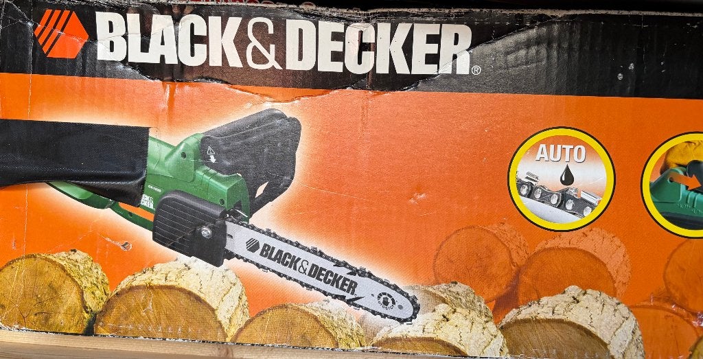 Elektrische kettingzaag, Kettingzaag, Nieuw, Ophalen of Verzenden, Black & Decker