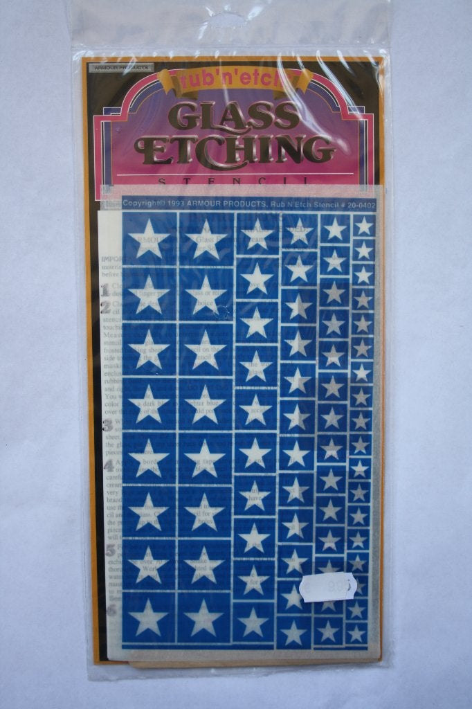 Glass Etching Etch sjabloon stars, Verzenden, Nieuw, Overige typen