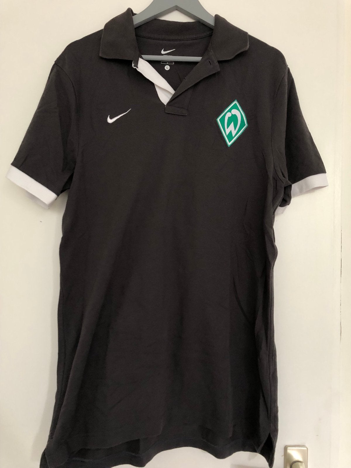 Nike Werder Bremen Polo Shirt Maat L, Ophalen of Verzenden, Nieuw, Maat 52/54 (L), Grijs