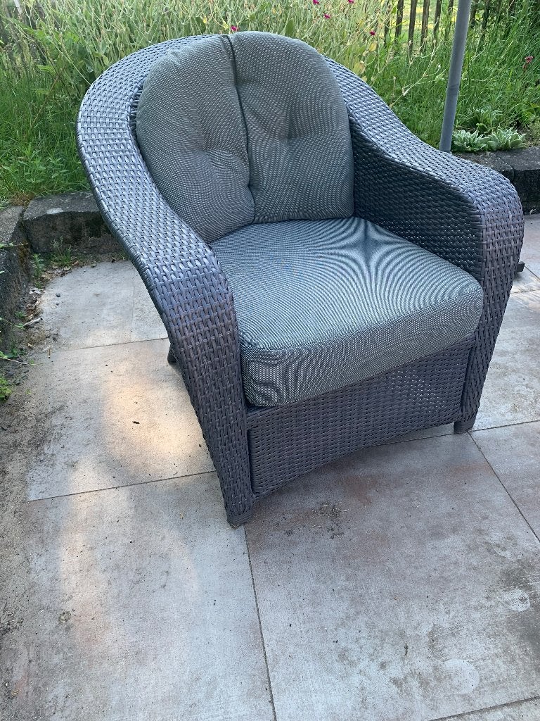 Tuinset 6 personen, Ophalen, Kunststof, Gebruikt, Bijzettafel