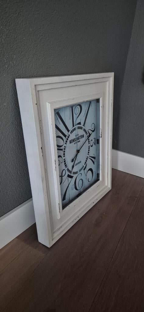 Robuuste Wandklok Kensington Station - 58x70 cm, Ophalen, Gebruikt, Analoog, Wandklok