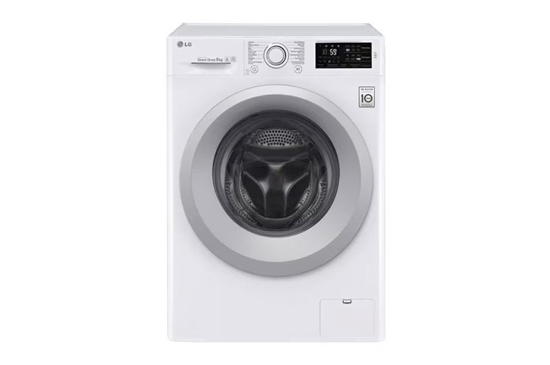 LG Direct Drive 8kg Wasmachine - Zo goed als nieuw, Ophalen of Verzenden, Zo goed als nieuw, Voorlader, 85 tot 90 cm