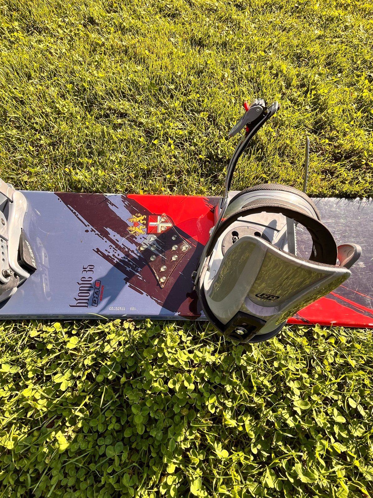Snowboard Bionic 35 met bindingen, Ophalen of Verzenden, Gebruikt, Board