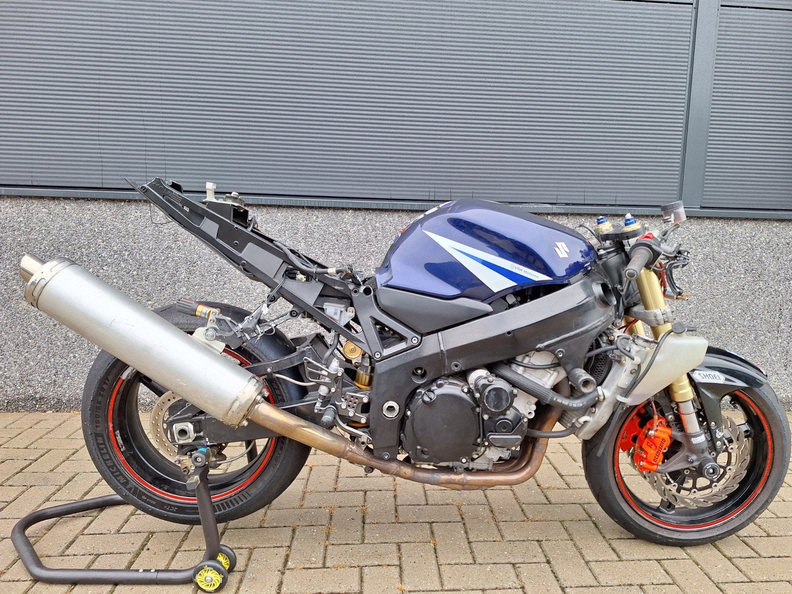 Suzuki GSX-R 750 K4/K5 met kenteken - Project/Onderdelen, 750 cc, Sportuitlaat, 4 cilinders, Motorrijbewijs A