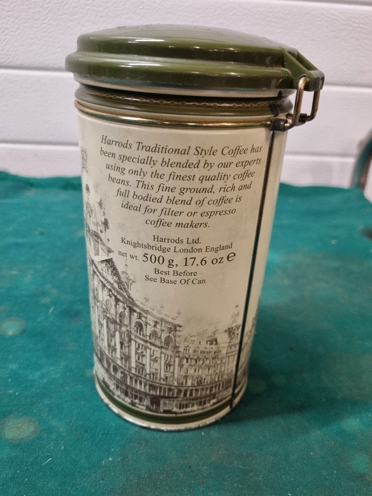 koffieblik harrods rond, Ophalen of Verzenden