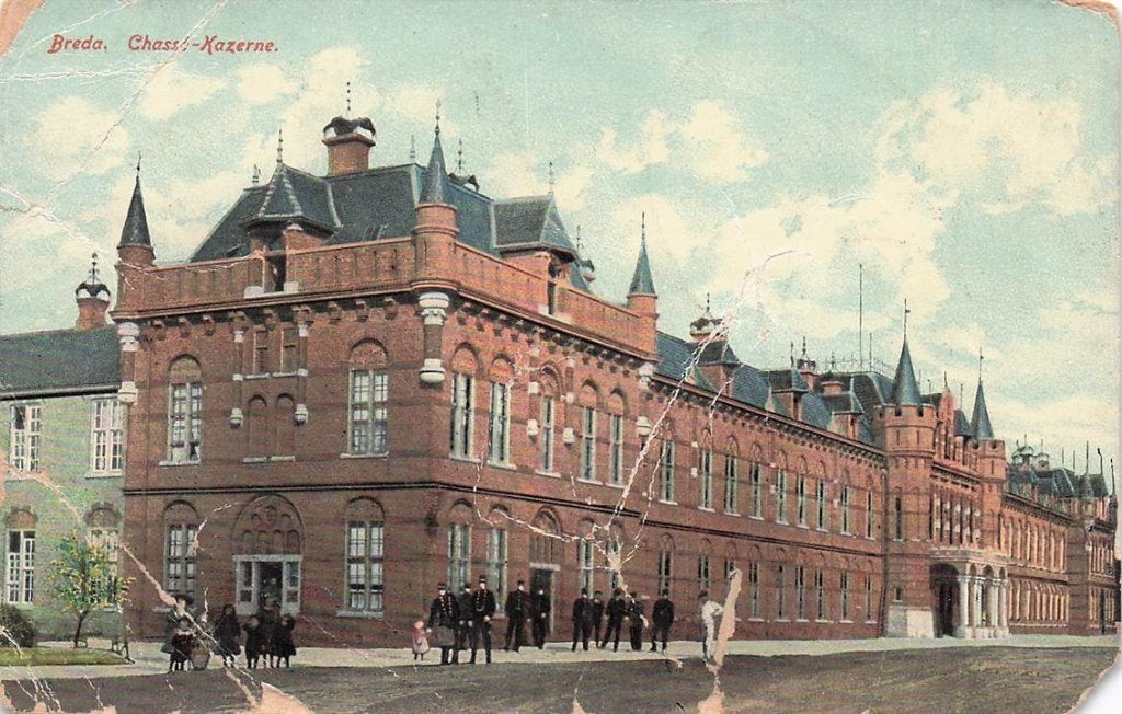 703-222-031 Breda Chasse-Kazerne, Verzenden, Voor 1920, Noord-Brabant