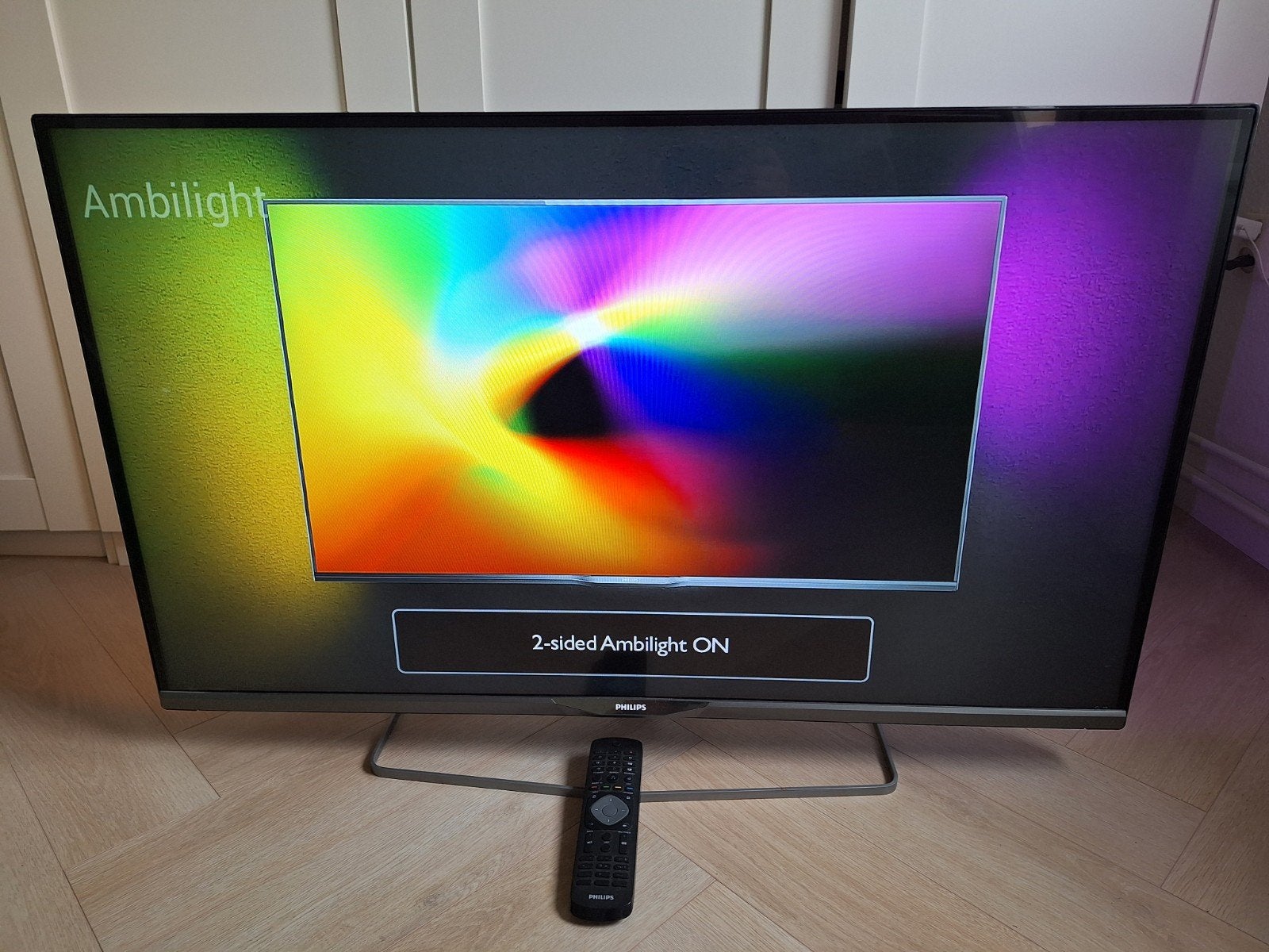 Philips 42 Inch Full HD Led TV Ambilight  Afstandbediening, Audio, Tv en Foto, Ophalen, Philips, 50 Hz, 100 cm of meer