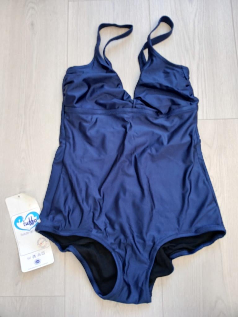 Nieuw Tuffo marine blauw badpak maat 42, Tuffo, Blauw, Nieuw, Badpak