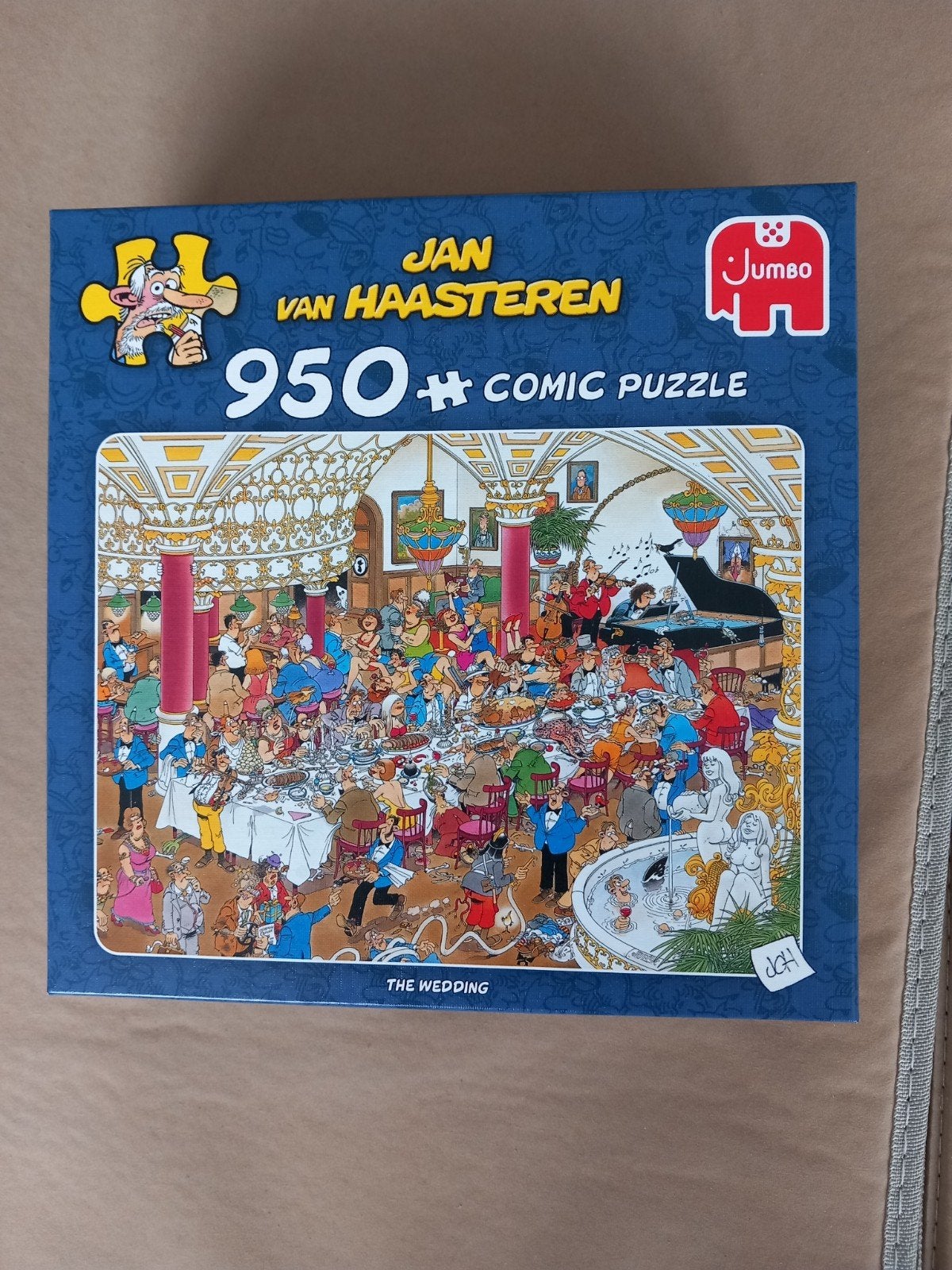 The Wedding puzzel Jan van Haasteren 950 stukjes compleet, Ophalen, 500 t/m 1500 stukjes, Zo goed als nieuw