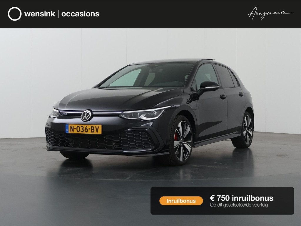 Volkswagen Golf 1.4 eHybrid GTE | Panoramadak | Sportstoelen, Gebruikt, 4 cilinders, Zwart, 1524 kg