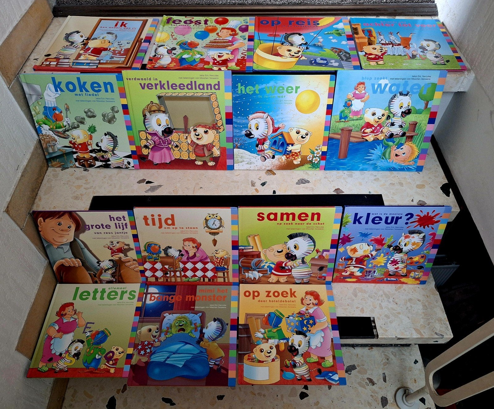 Grote collectie kinderboeken (16 stuks), Boeken, Fictie algemeen, Jongen of Meisje, Ophalen of Verzenden, Zo goed als nieuw