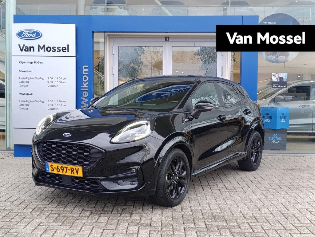 Ford Puma 1.0 EcoBoost Hybrid ST-Line | Navigatie | Stoel/st, Auto's, Ford, Euro 6, Zwart, Origineel Nederlands, Bedrijf