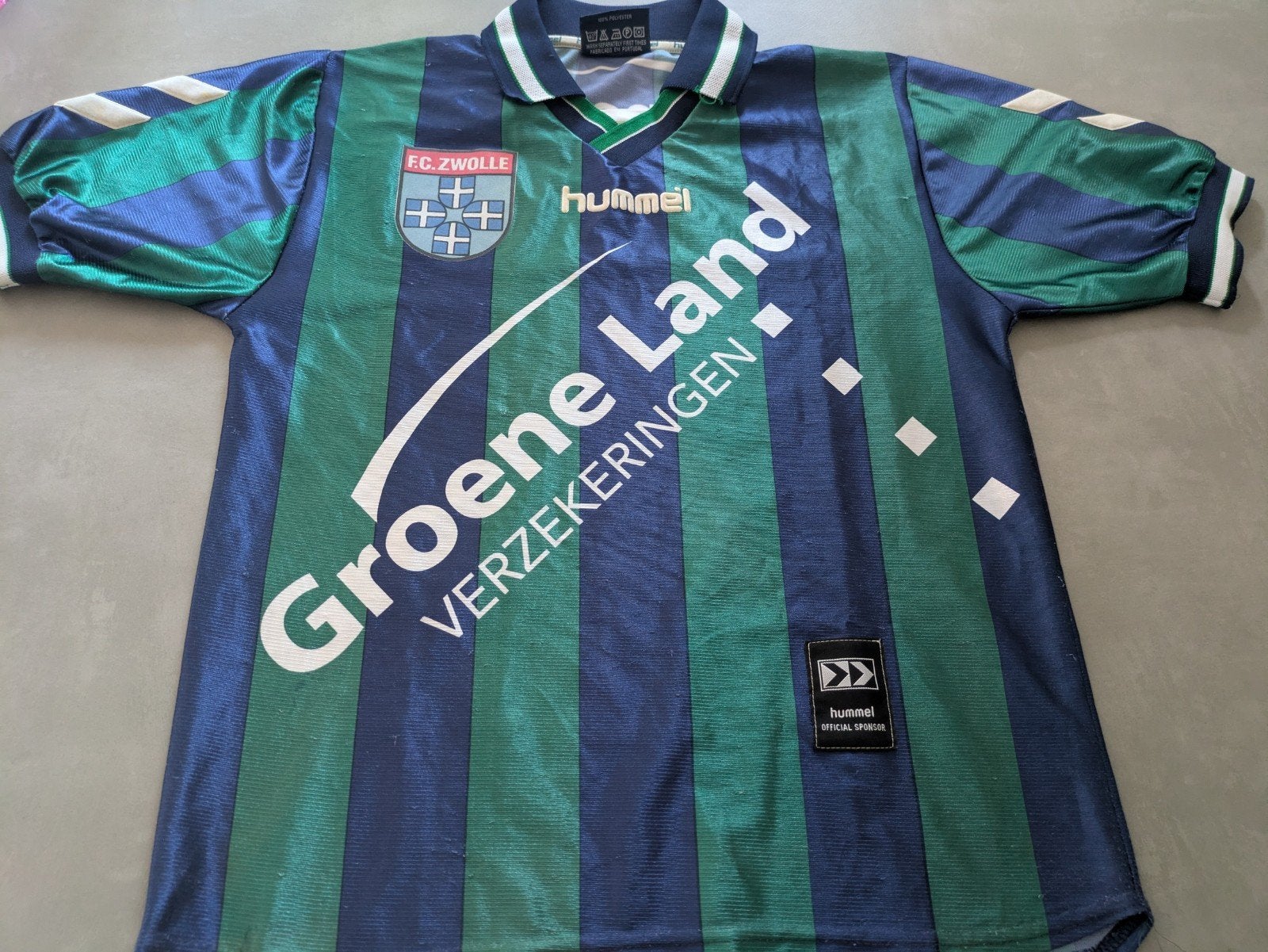 Voetbalshirt FC Zwolle PEC Zwolle vintage shirt Zeldzaam, Sport en Fitness, Ophalen, Zo goed als nieuw, Shirt
