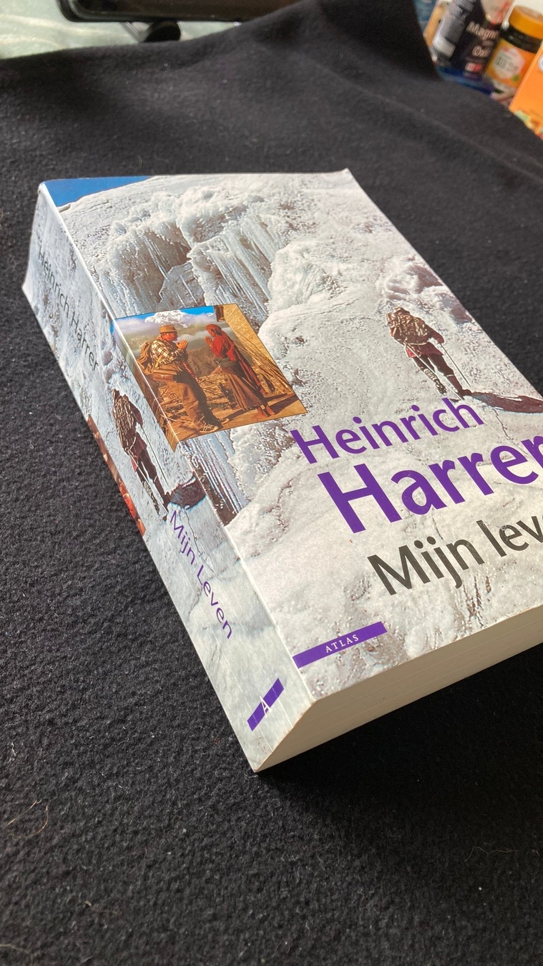 HEINRICH HARRER.  MIJN LEVEN. -wereldreiziger-, Boeken, Biografieën, Gelezen, Overige, Ophalen of Verzenden