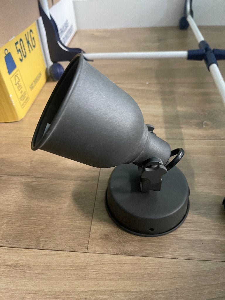 IKEA HEKTAR — zwarte spot, 1 lichtpunt, Ophalen of Verzenden, Zo goed als nieuw, GU10