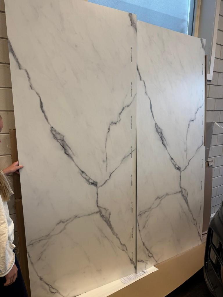 PVC/Kunstof Douchewand MARMER 2400x1000 TE KOOP PER 2 Stuks, Ophalen, Nieuw, Douche