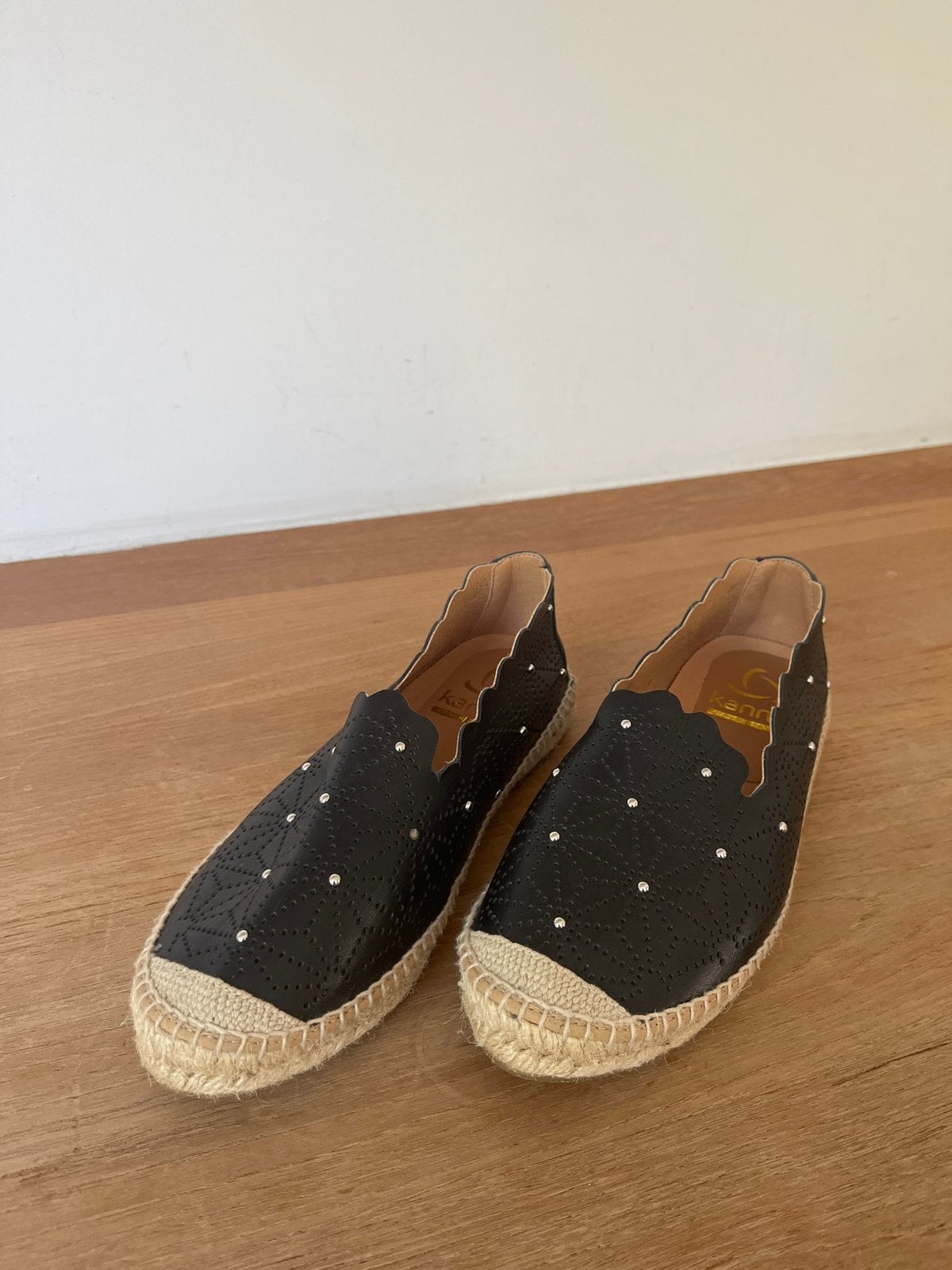 Kanna Espadrilles - Nieuw (valt klein), Kleding | Dames, Schoenen, Ophalen of Verzenden, Nieuw, Zwart, Espadrilles of Moccasins