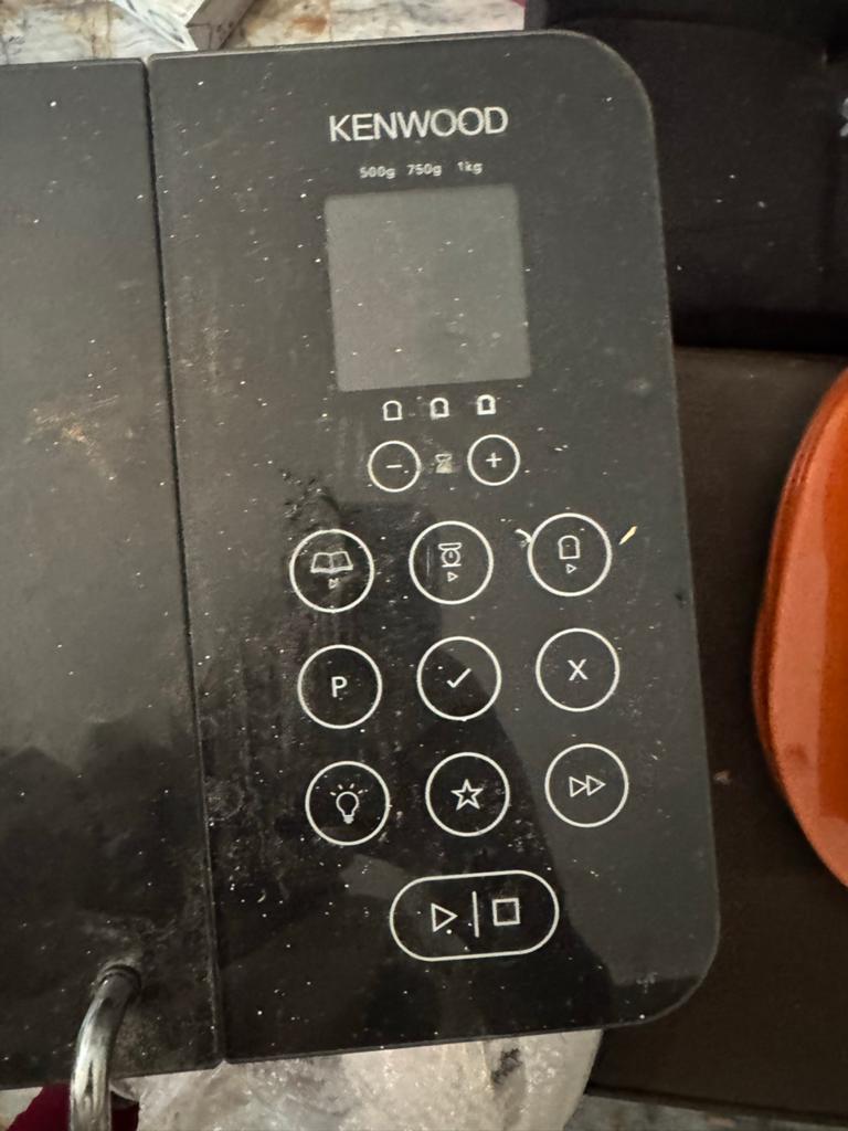 Kenwood Broodmachine - Nieuwstaat, ongebruikt, Witgoed en Apparatuur, Broodbakmachines, 800 tot 1200 gram deeg, Nieuw, Kijkvenster