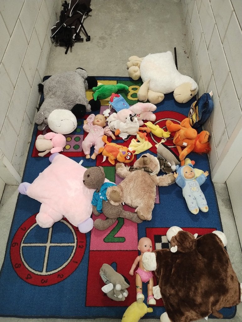Grote zak knuffels en poppen, Ophalen, Gebruikt, Overige typen