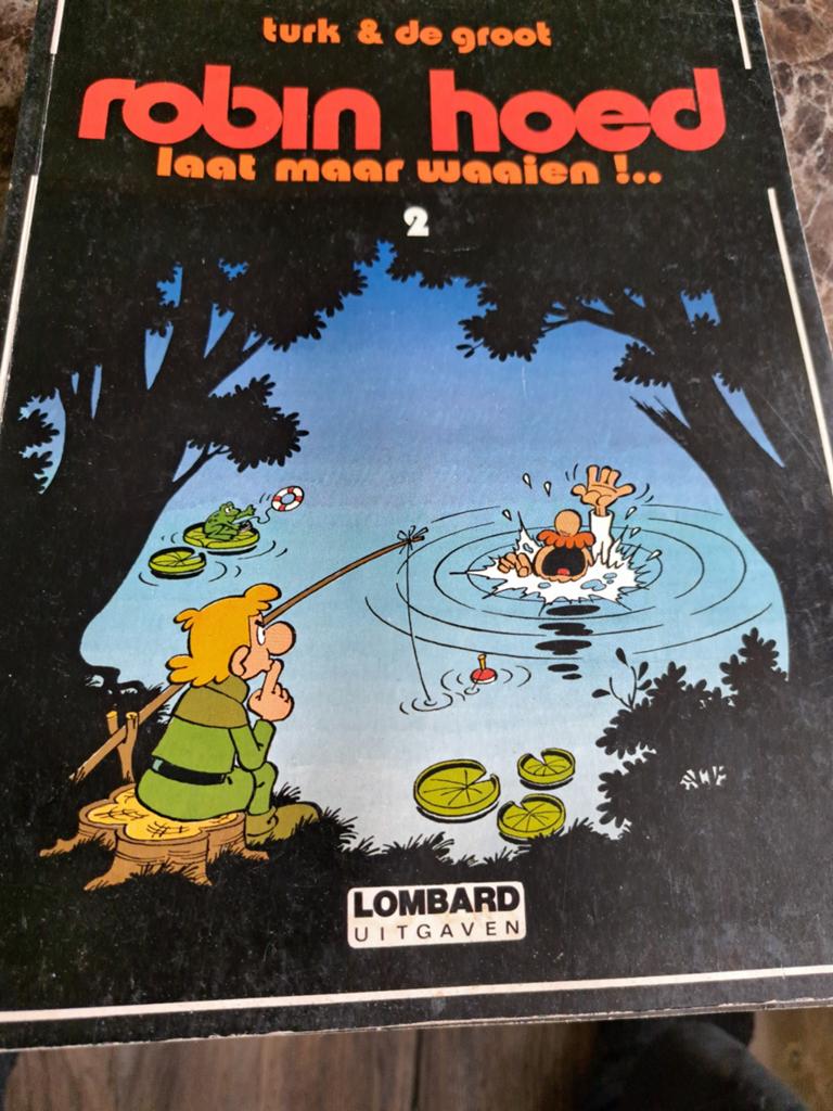 Robin Hoed - Laat maar waaien! (deel 2), Eén stripboek, Ophalen of Verzenden, Gelezen, Turk & De Groot