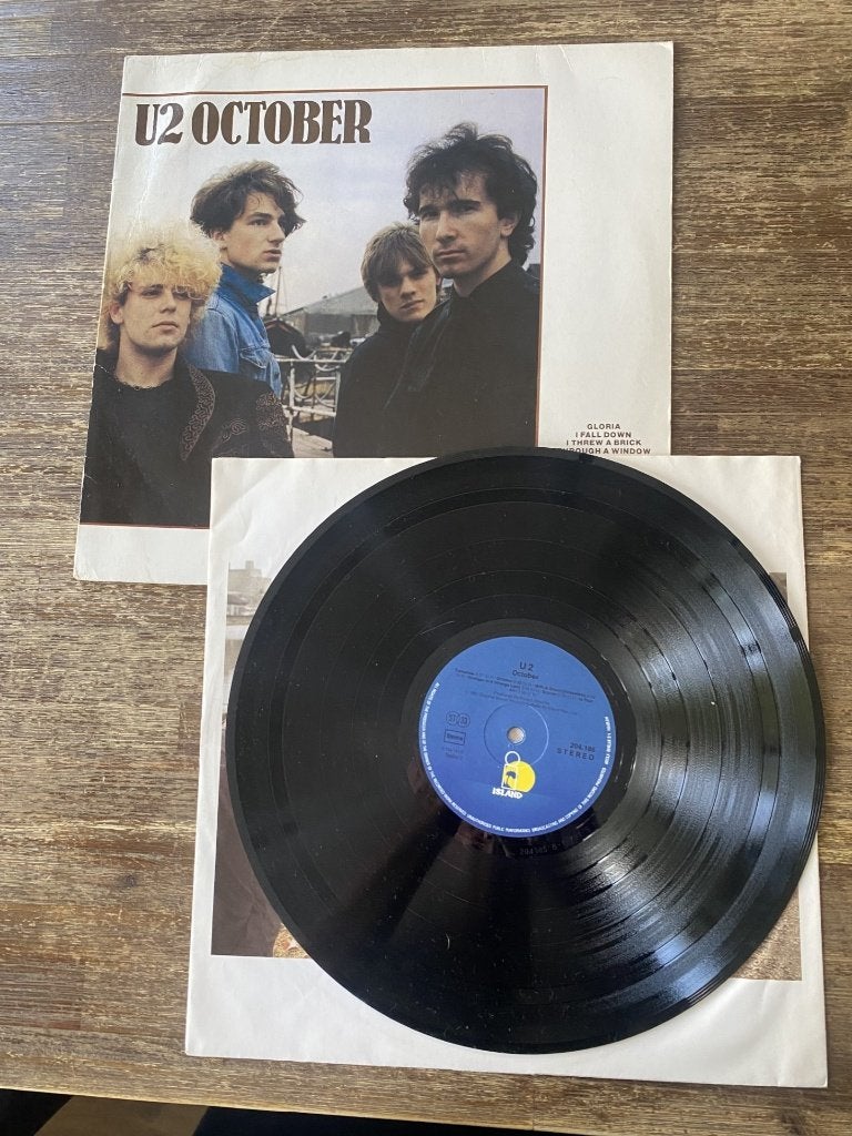 U2 – October, Cd's en Dvd's, Vinyl | Rock, LP, Ophalen of Verzenden, Zo goed als nieuw, 12 inch