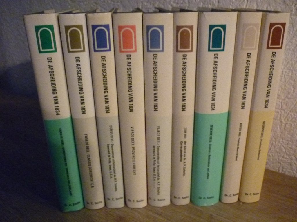 Complete serie van dr. C. Smits over de afscheiding - 1834., Ophalen of Verzenden, Zo goed als nieuw, Christendom | Protestants