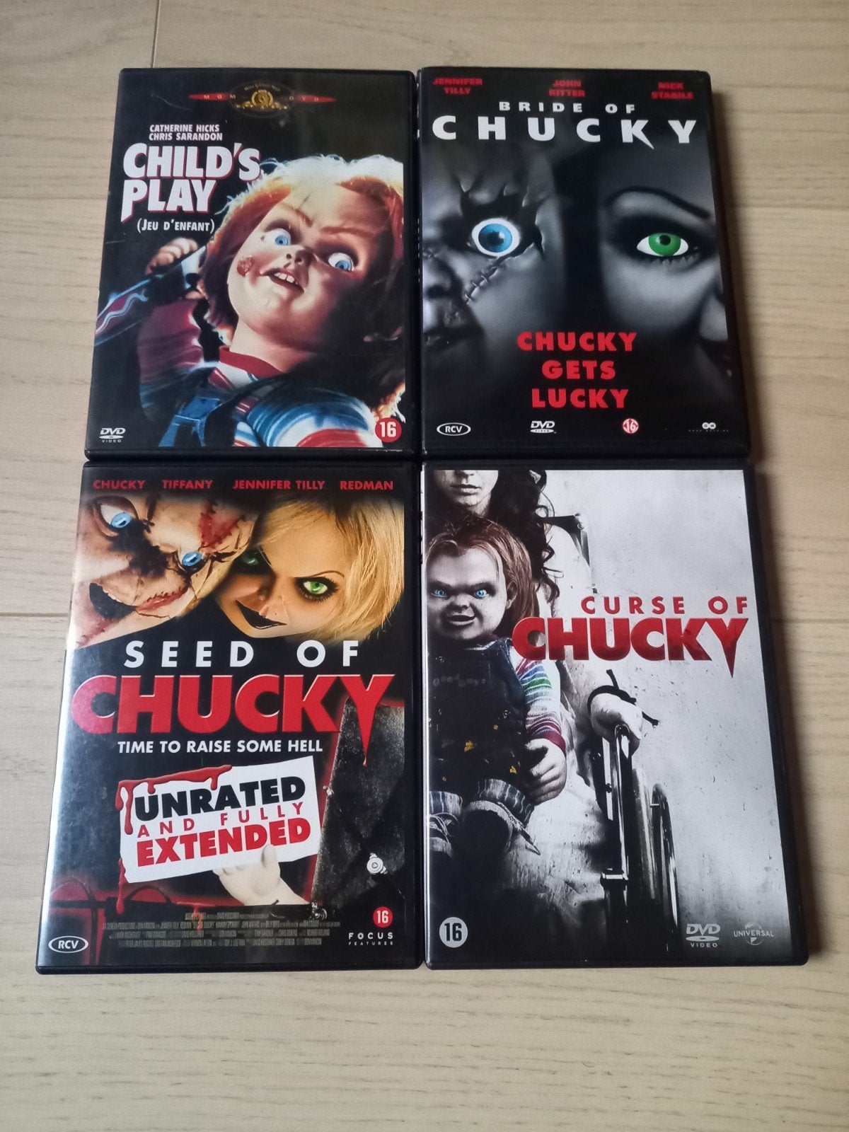 Childs Play films origineel, Chucky, Vanaf 16 jaar, Ophalen of Verzenden, Zo goed als nieuw, Overige genres