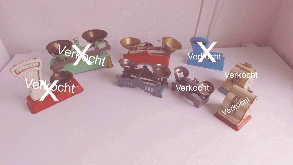 Weegschaal, weegschaaltjes antiek E, Antiek en Kunst, Ophalen of Verzenden