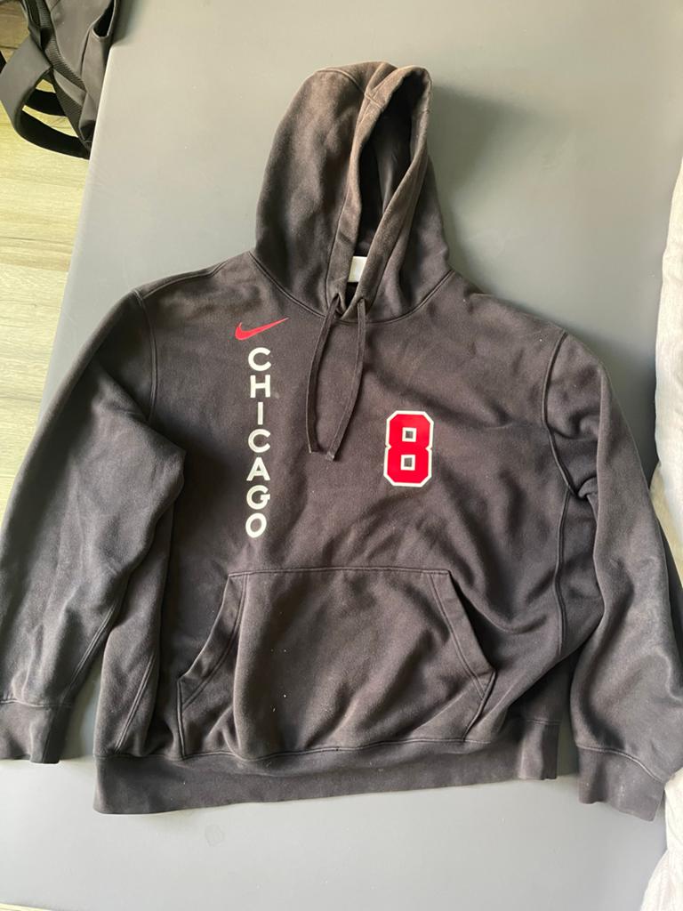 Nike NBA Chicago Bulls Zach LaVine Hoodie - Maat XL, Ophalen of Verzenden, Zo goed als nieuw, Maat 56/58 (XL), Zwart