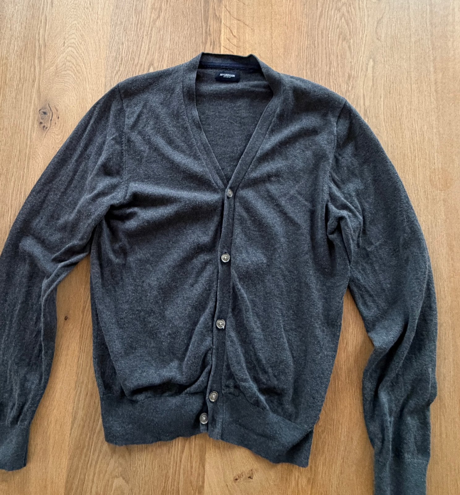 McGregor vest met knopen maat S, Ophalen of Verzenden, Gedragen, Maat 46 (S) of kleiner, Grijs