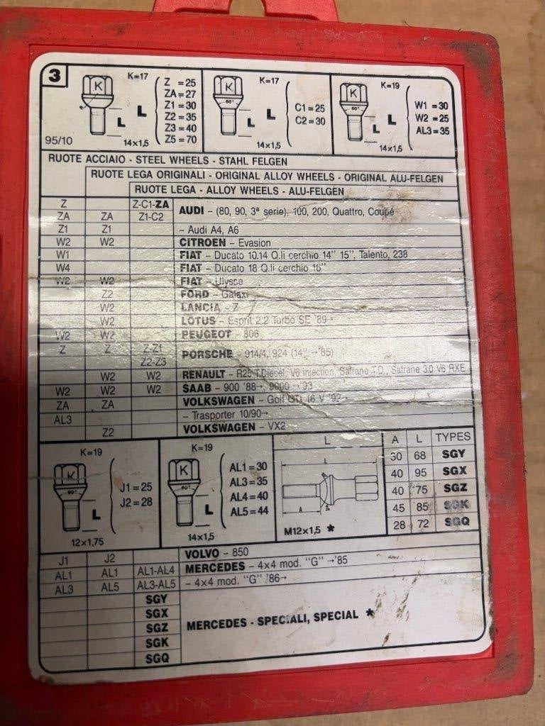 Wielbouten 14 x 1.5, Ophalen of Verzenden, Gebruikt, Volkswagen