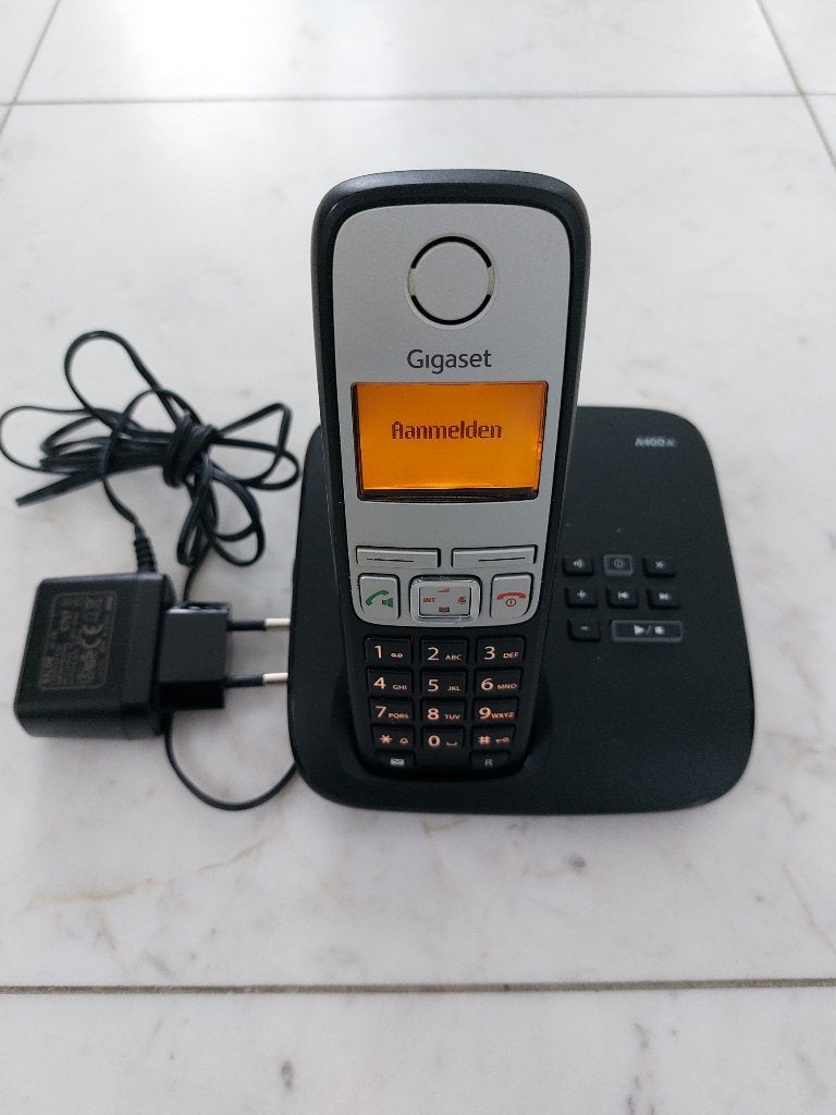 Gigaset A 400 draadloze telefoon met antwoordapparaat, Telecommunicatie, Ophalen of Verzenden, Gebruikt, 1 handset