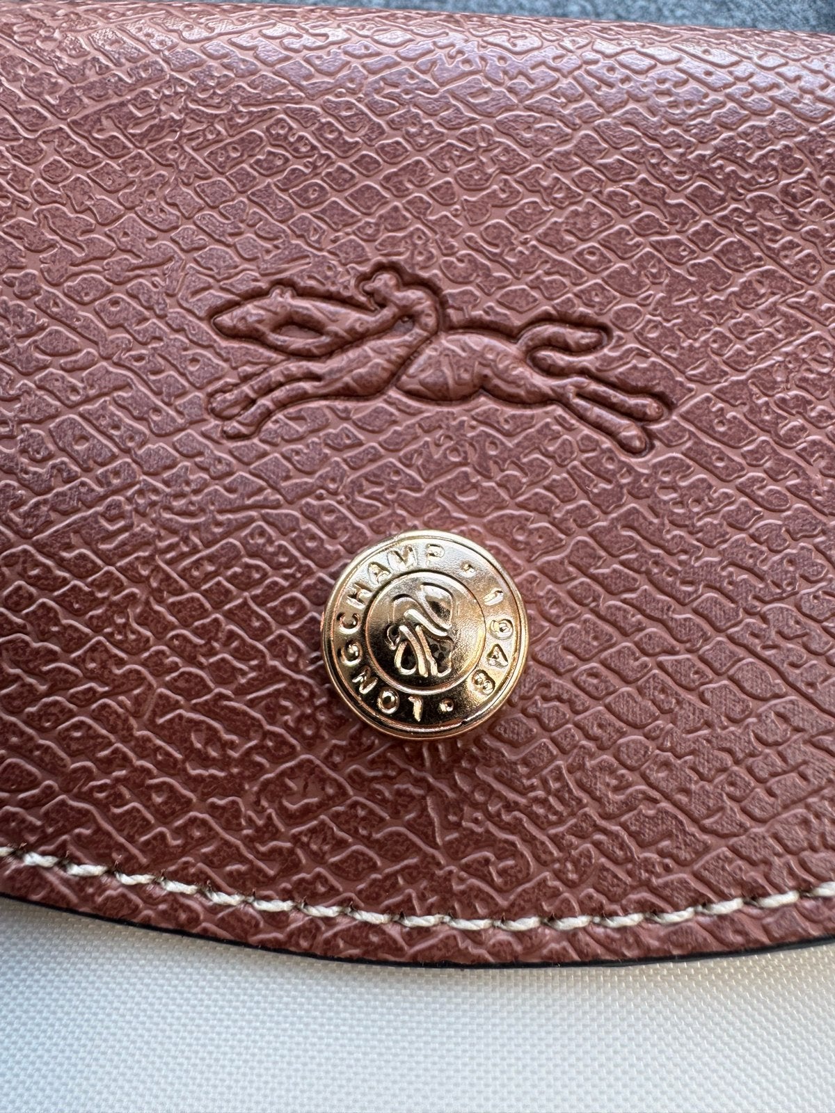 Longchamp Le Pliage - Paper - Size L en M - Nieuw, Sieraden, Tassen en Uiterlijk, Verzenden, Nieuw, Beige, Shopper