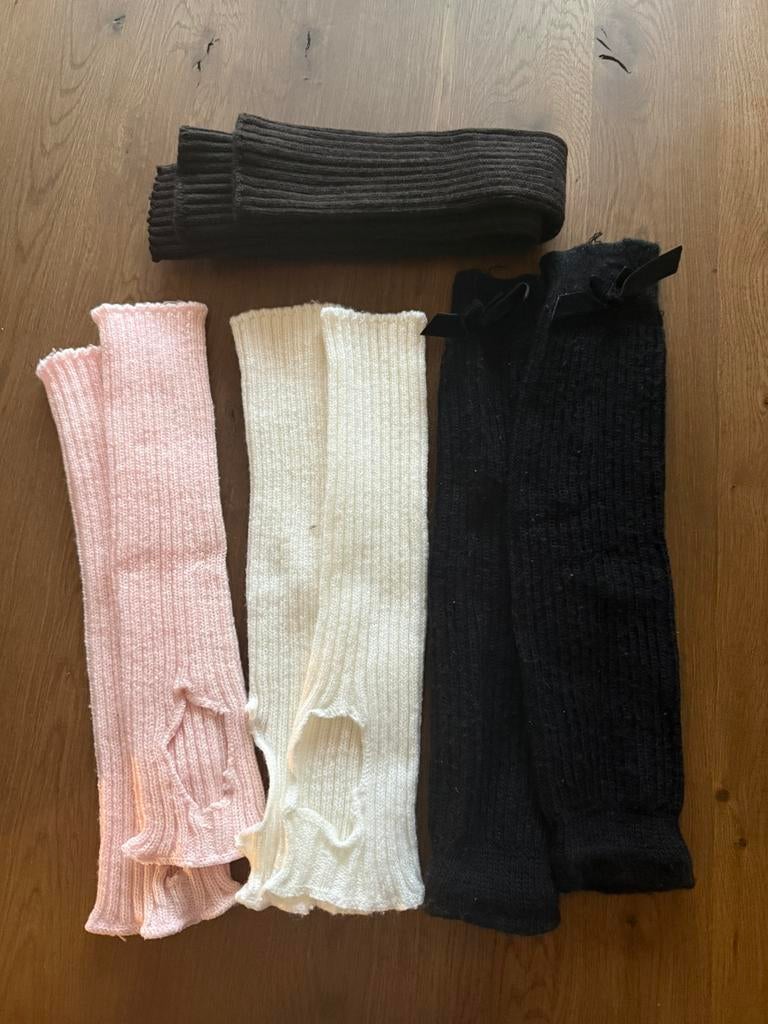 Vier paar beenwarmers, kinderen, Ophalen of Verzenden, Zo goed als nieuw