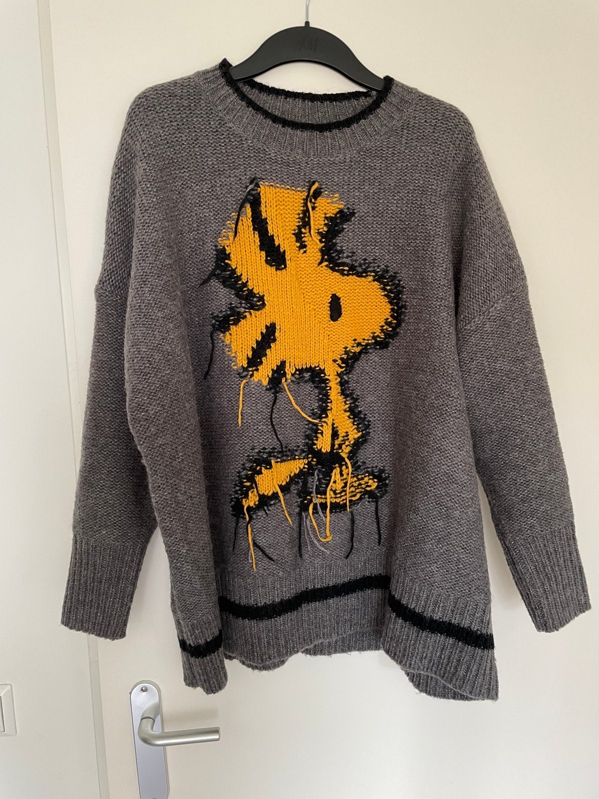 Grijze wollen trui met woodstock.Snoopy/ peanuts Zara  mt S, Kleding | Dames, Ophalen of Verzenden, Zo goed als nieuw, Maat 36 (S)