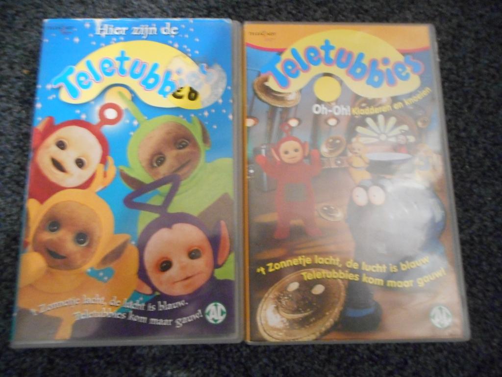 TELETUBBIES "Kladderen & Kliederen" Op VIDEO!, Alle leeftijden, Verzenden, Zo goed als nieuw, Poppen of Stop-motion