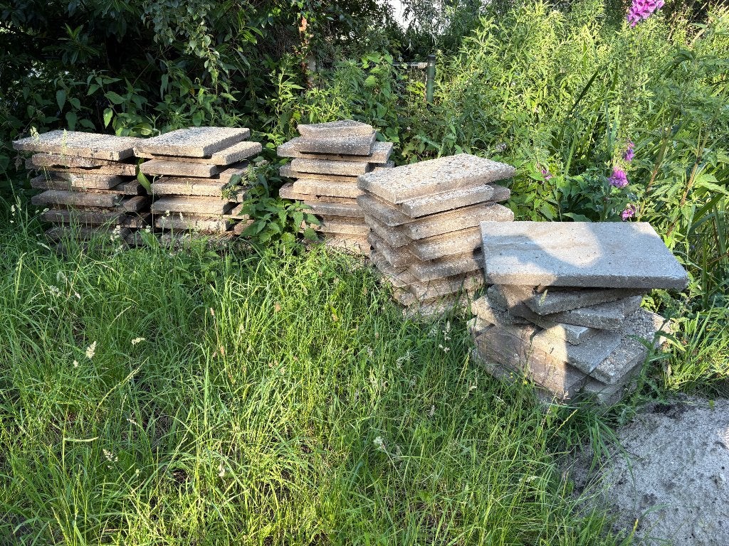 Tegels gratis afhalen, Tuin en Terras, Tegels en Klinkers, Ophalen, Gebruikt, 10 m² of meer, Beton