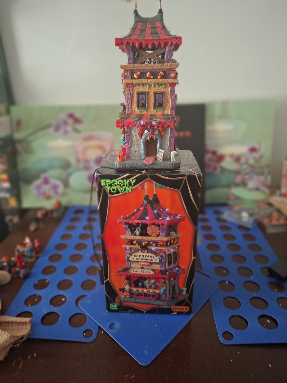 Lemax Spooky Town Carnival of carnage - Mooi item!, Diversen, Kerst, Ophalen of Verzenden, Zo goed als nieuw