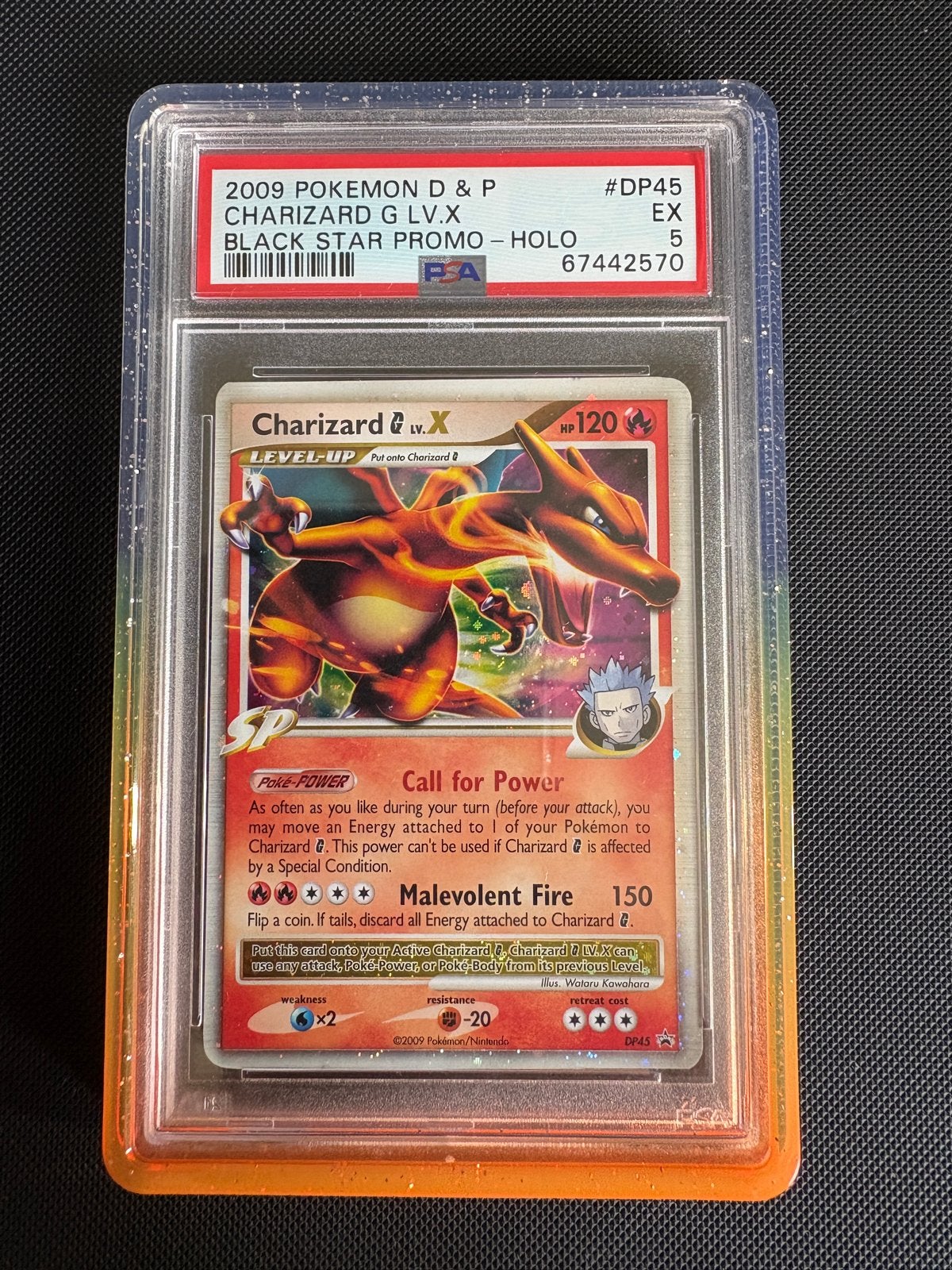 Charizard LV.X Holo #DP45 PSA 5, Hobby en Vrije tijd, Verzamelkaartspellen | Pokémon, Ophalen, Gebruikt, Losse kaart