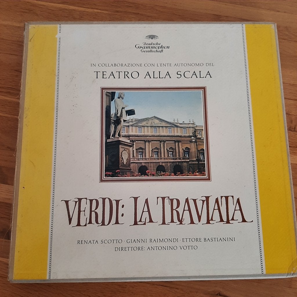 3LP Box Giuseppe Verdi, La Traviata, Opera of Operette, Ophalen of Verzenden, Zo goed als nieuw, Romantiek