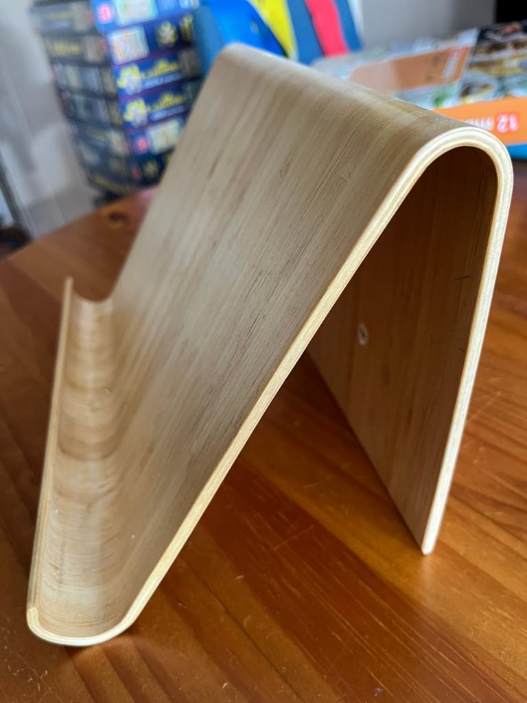 IKEA bamboe standaard voor tablet of kookboek, Ophalen, Zo goed als nieuw